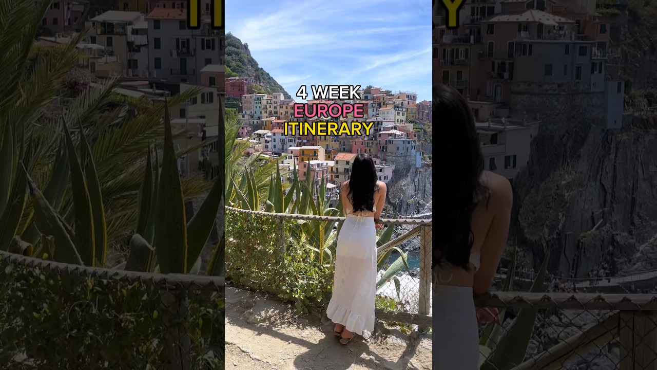 4 WEEK EUROPE ITINERARY | Summer in Europe 😍☀️ #europetravel #travelguide #europesummer