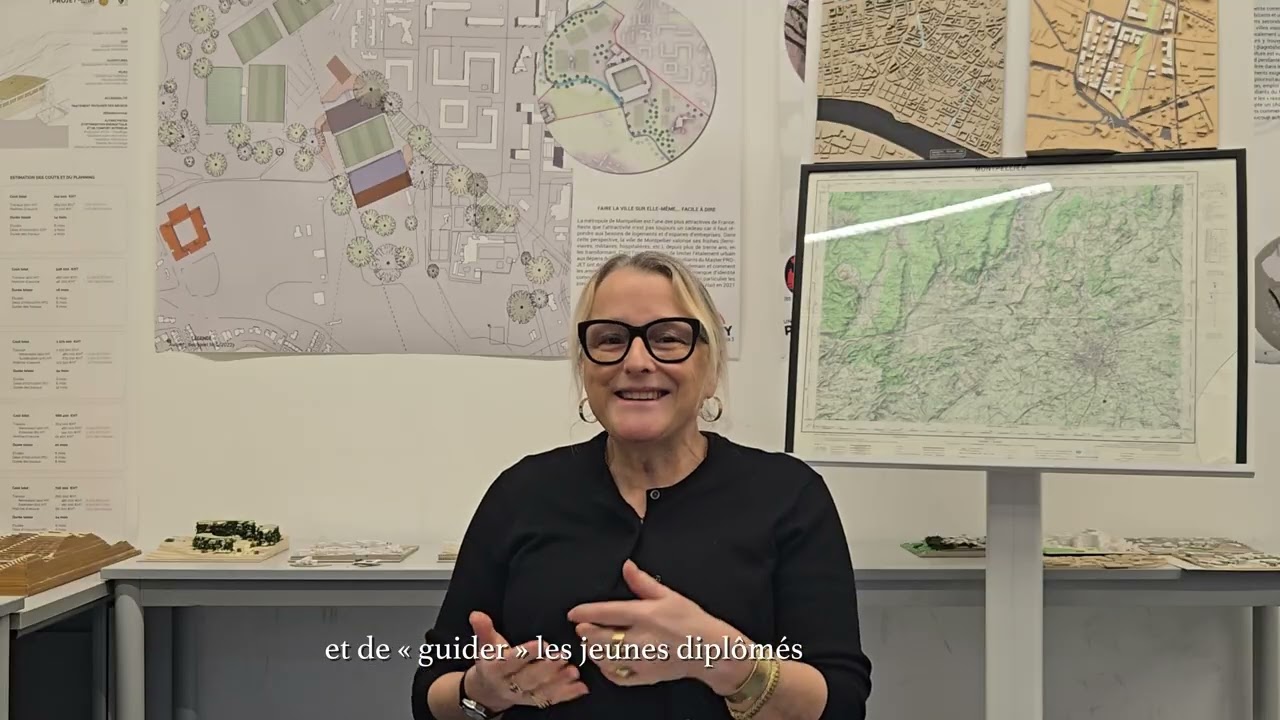 Devenir urbaniste // Isabelle LIEGEON, Déléguée Générale de l'OPQU // Master PROJET