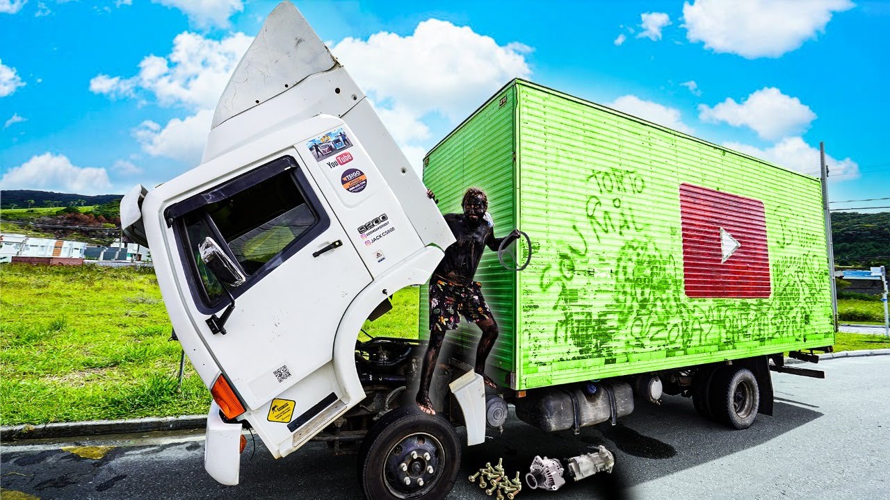 O FORAGIDO DESTRUIU O MOTOR DO MOTORHOME