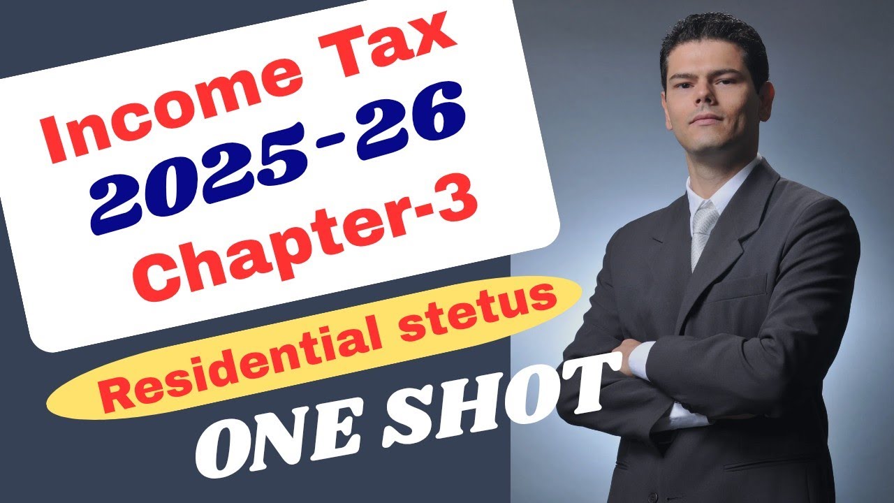 Income Tax में Residential Status कैसे पता करें? | Resident, Non-Resident, RNOR Explained & Exampled