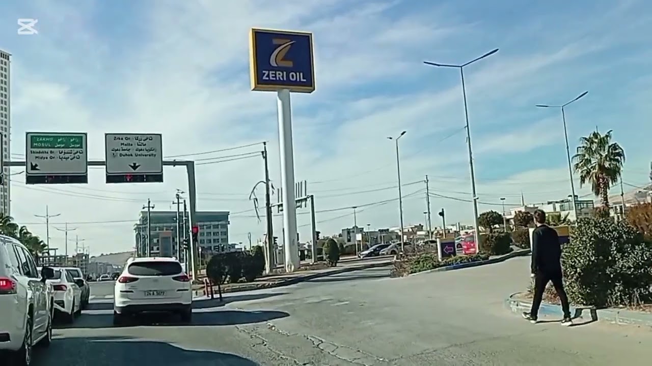 Driving tour in the city of Duhok  the most beautiful city in Kurdistan - Iraq  24th of January 2025