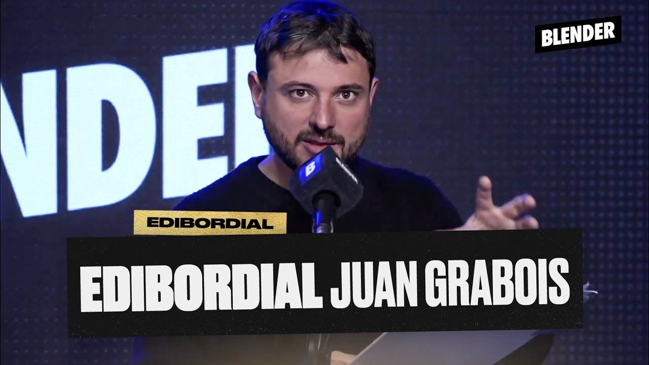 EL CORAZ&Oacute;N para SOBREVIVIR: la EDIBORDIAL SORPRESA de JUAN GRABOIS | HAY ALGO AH&Iacute; | BLENDER