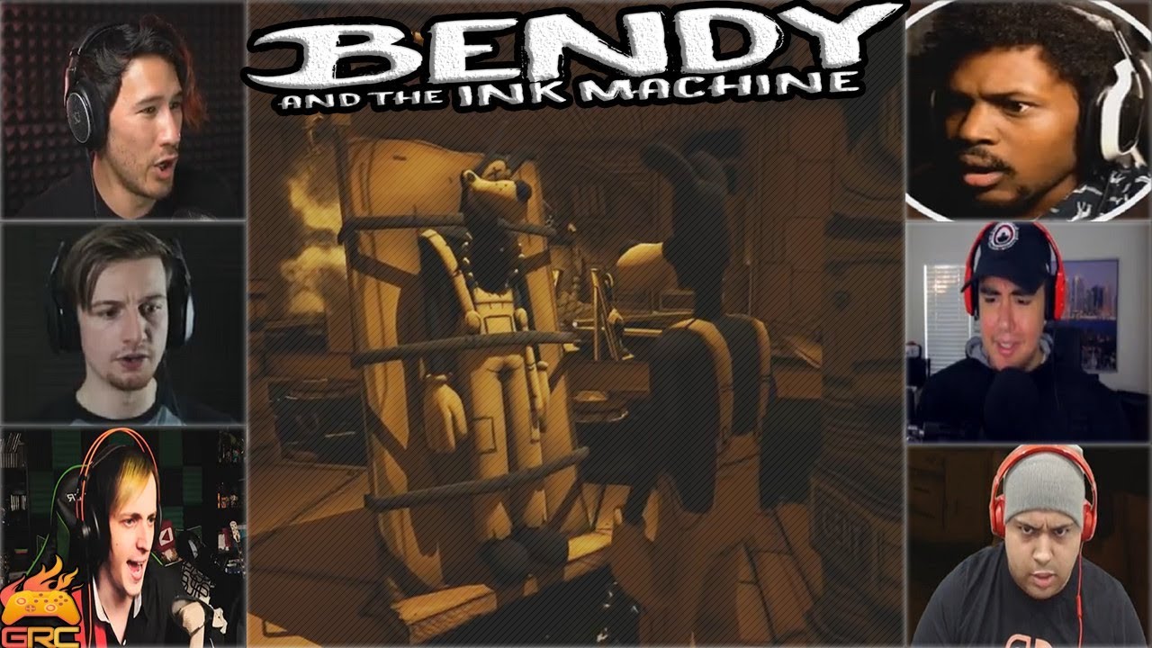 Gamers Reactions to Boris Finding Dead Boris | Bendy and The Ink Machine - Chapter 3