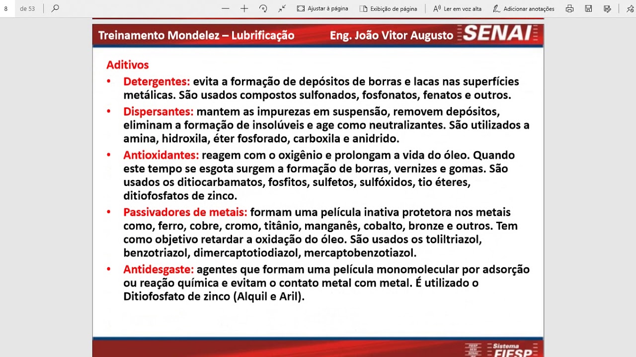 Óleos Lubrificantes - Aula 1
