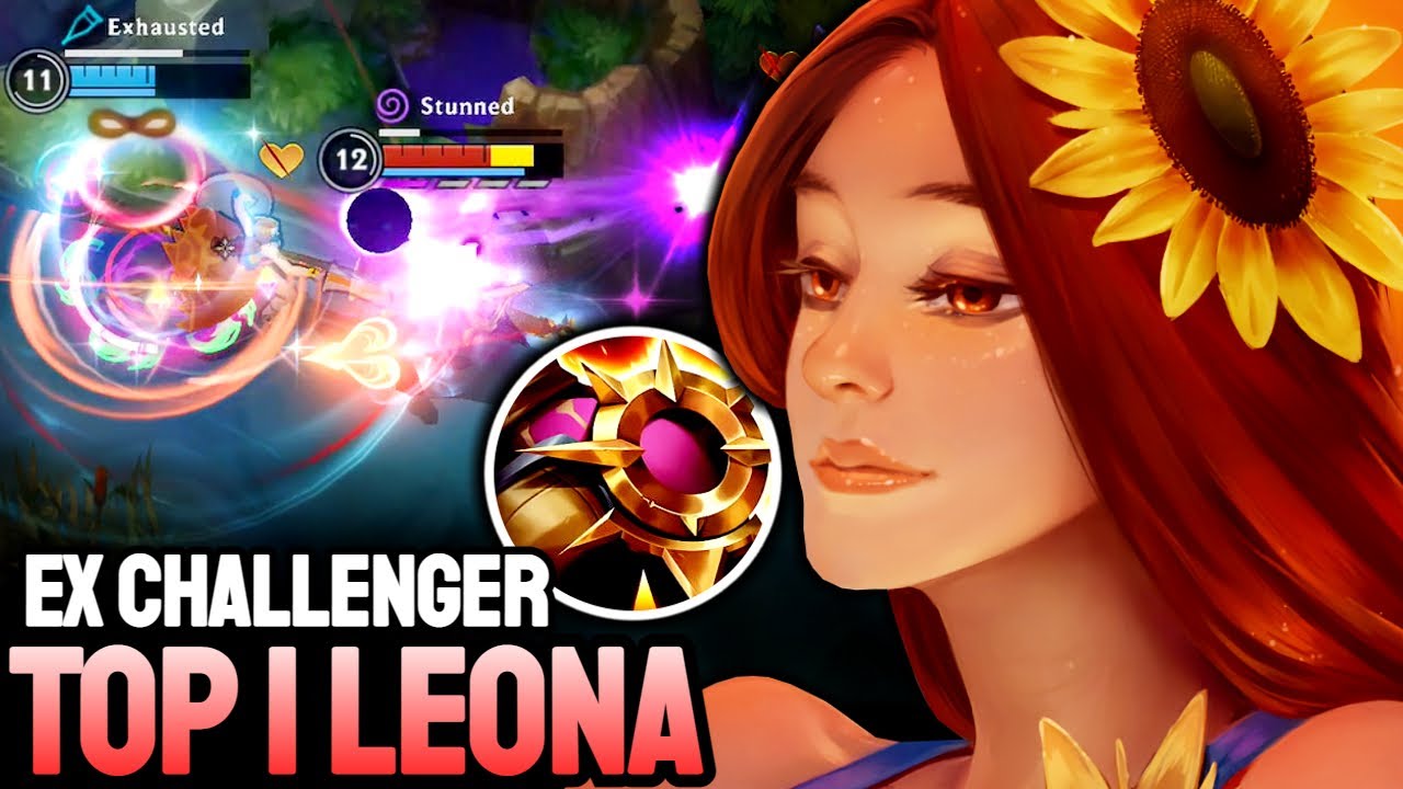 WILD RIFT LEONA - TOP 1 LEONA GAMEPLAY - EX CHALLENGER RANKED