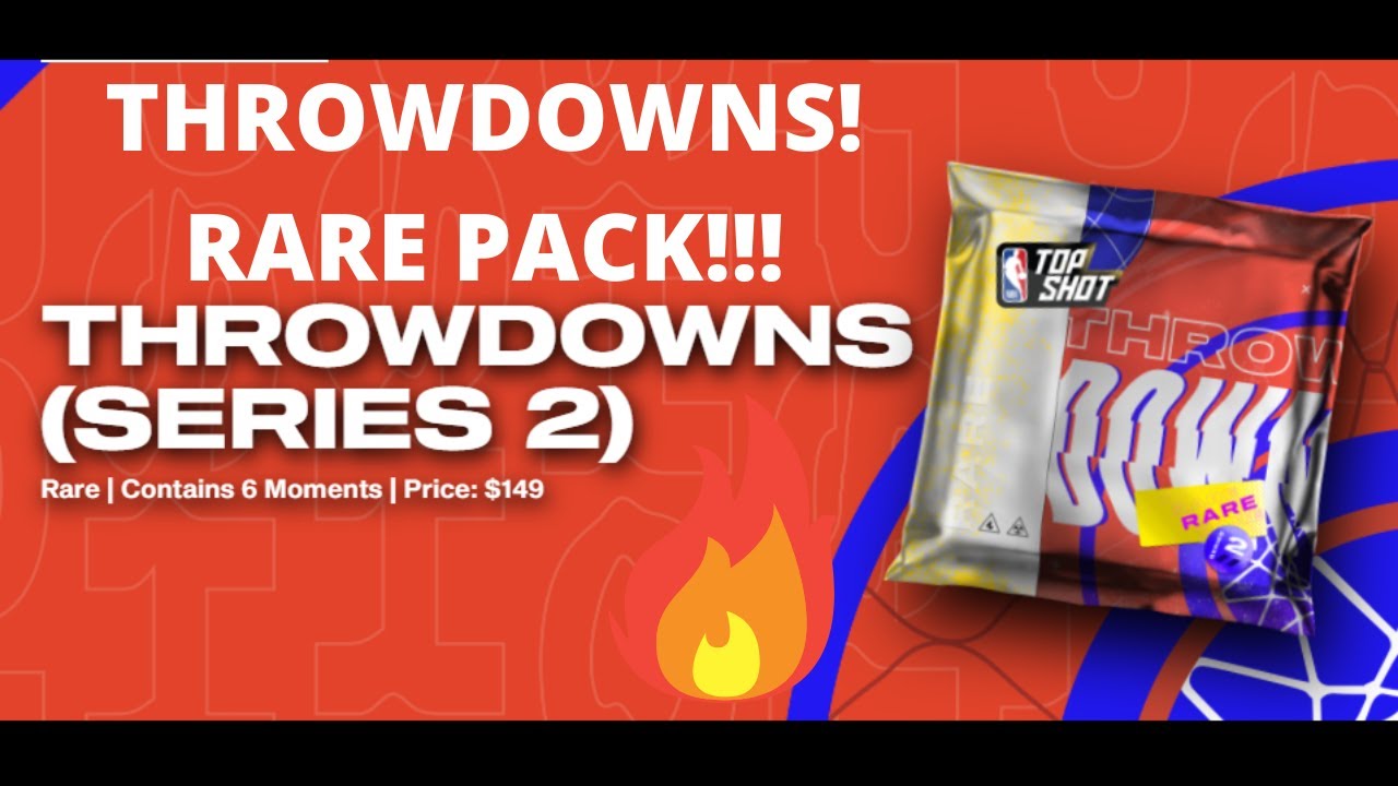 HUGE PULL!!! - NBA Top Shot Throwdowns Pack Opening - We Pulled the Best Card in the Set!!