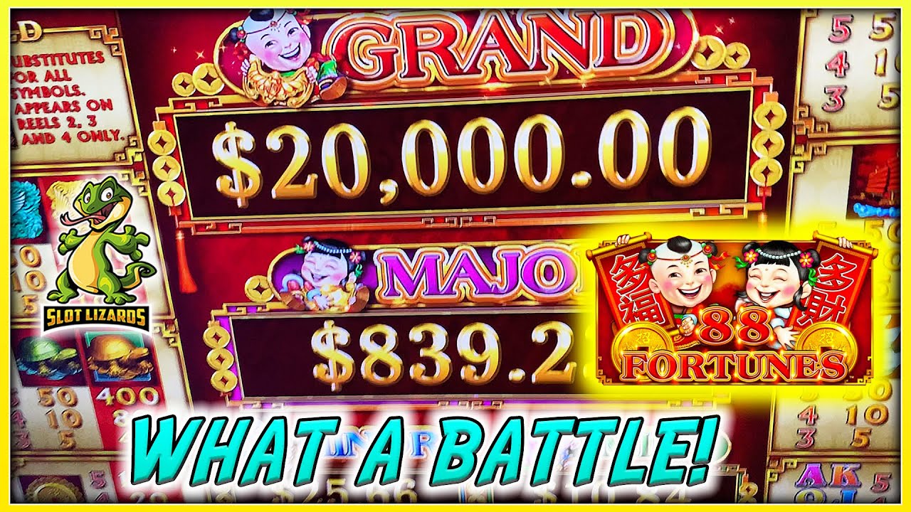 GOING FOR MAXED OUT 20K GRAND JACKPOT AT EL CORTEZ! 88 Fortunes MAX $8.80 SPIN BONUSES!