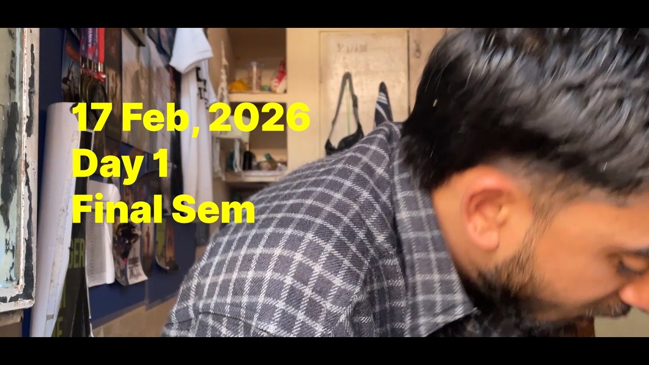 I broke my tripod. Final Sem Vlog.