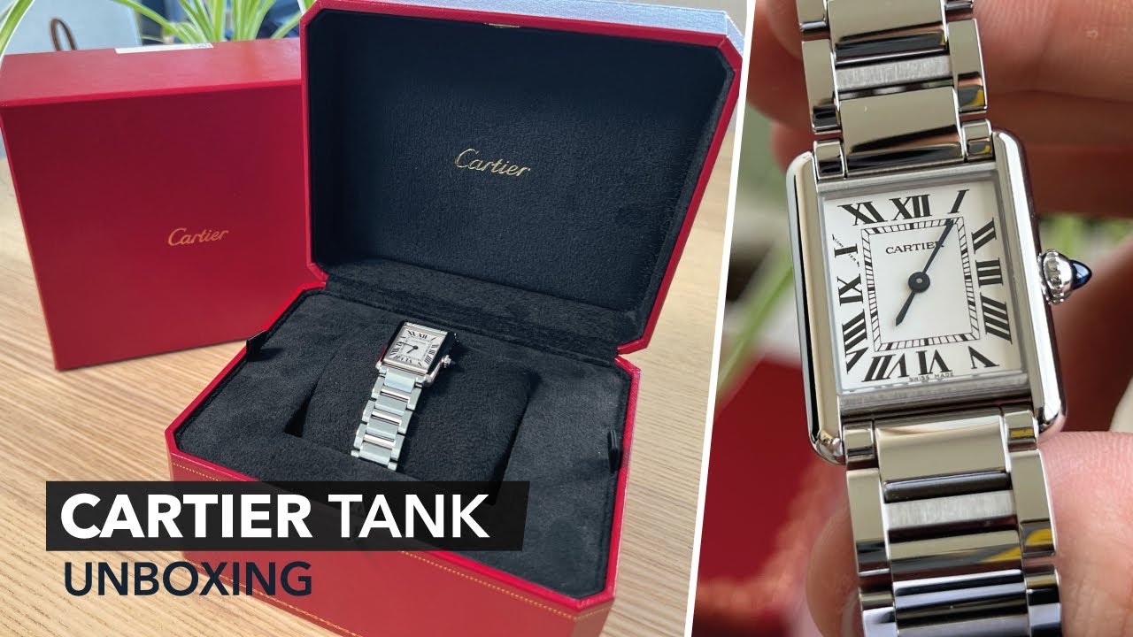 La MONTRE la plus ÉLÉGANTE ? CARTIER TANK Unboxing et Review