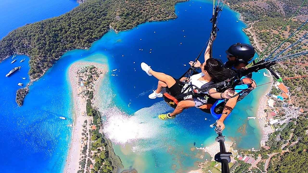 Paragliding in Ölüdeniz Fethiye, Muğla Türkiye (GoPro H7B)