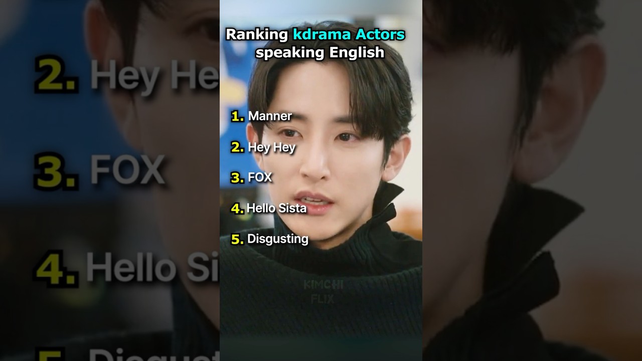Kdrama Actors Speaking English Part 2 #kdrama #kdramafunnymoments #kdramaedit #kdramashorts #funny