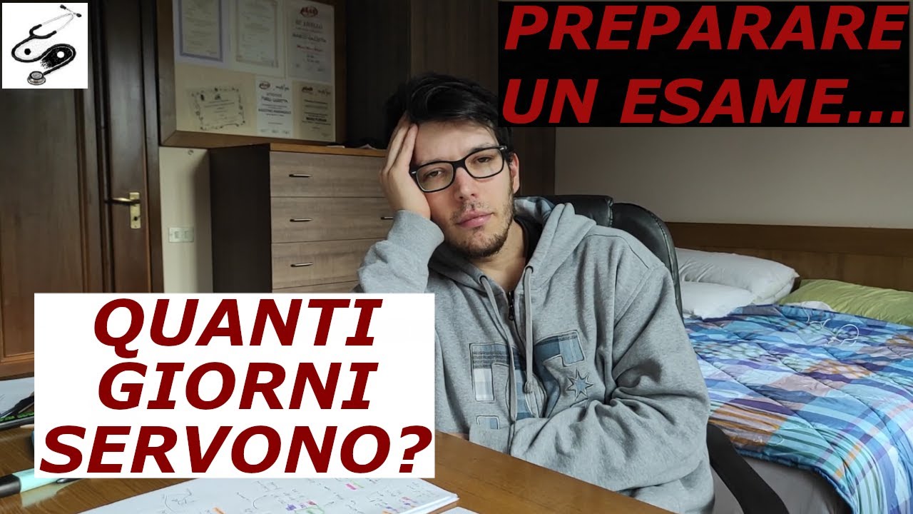 IN QUANTO TEMPO SI PREPARA UN ESAME? COME CALCOLARLO?