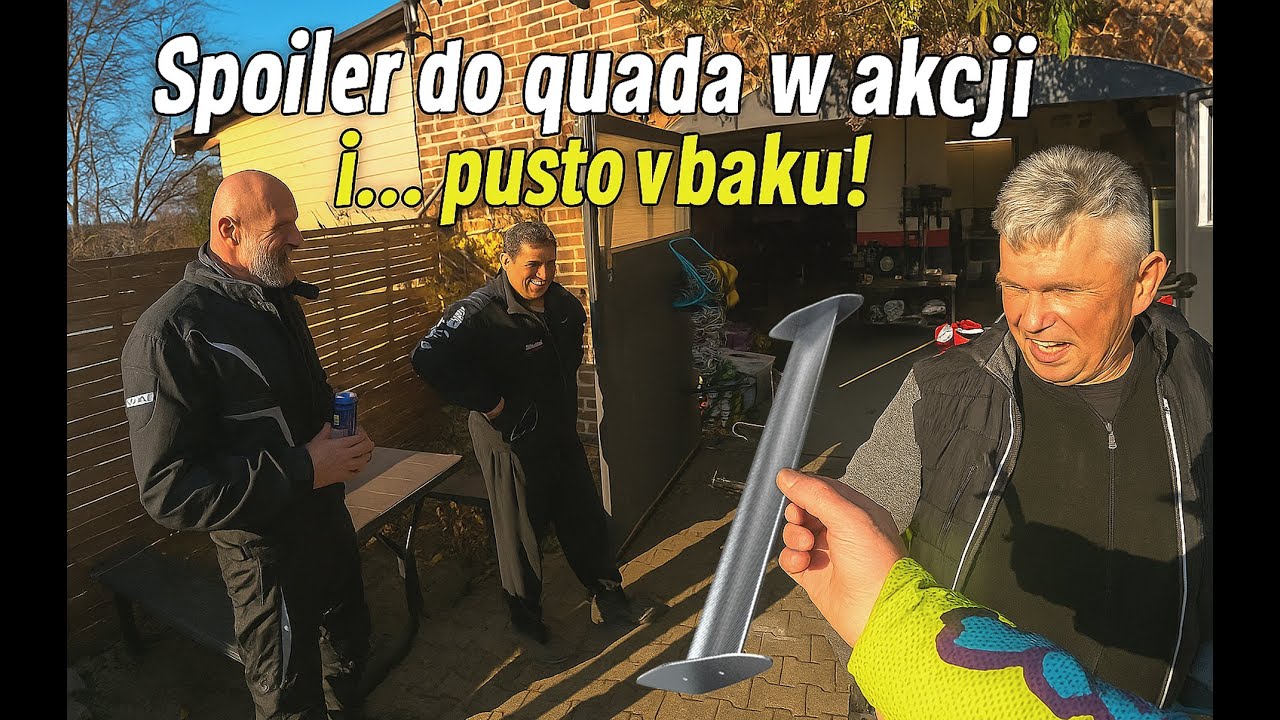 Leonidas w siodle! 🏍️ Brakło paliwa, ale śmiechu nie! 😂 Spoiler do Quada w akcji! 💪 #atvriders