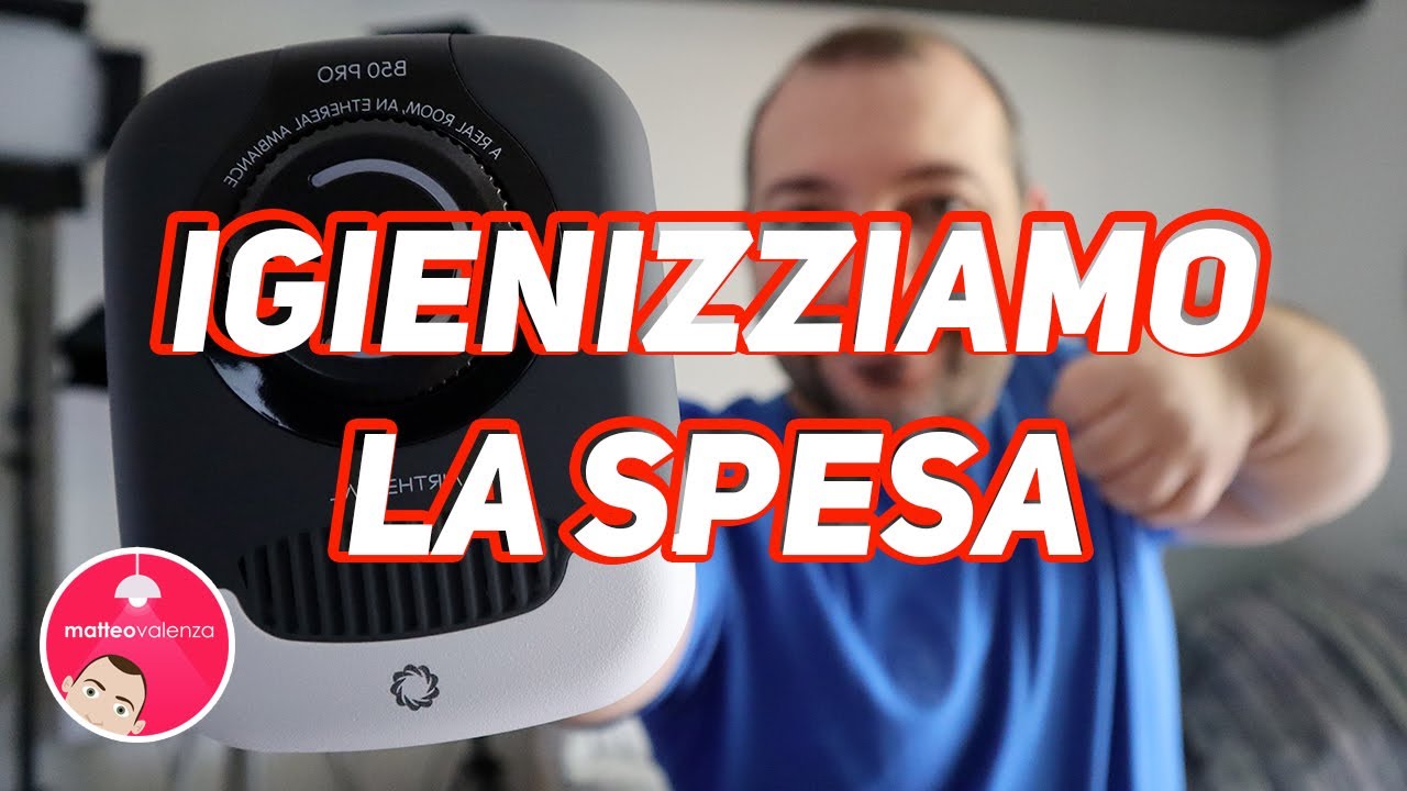 Disinfettiamo LA CUCINA e LA SPESA con un GENERATORE AD OZONO efficace al 99% airthereal B50-PRO