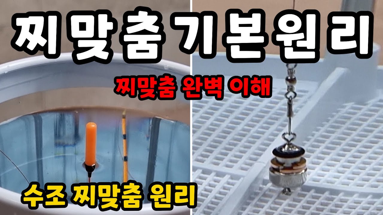 입문자를 위한 찌맞춤 원리 이해 / 붕어낚시 기본은 찌맞춤에서 시작