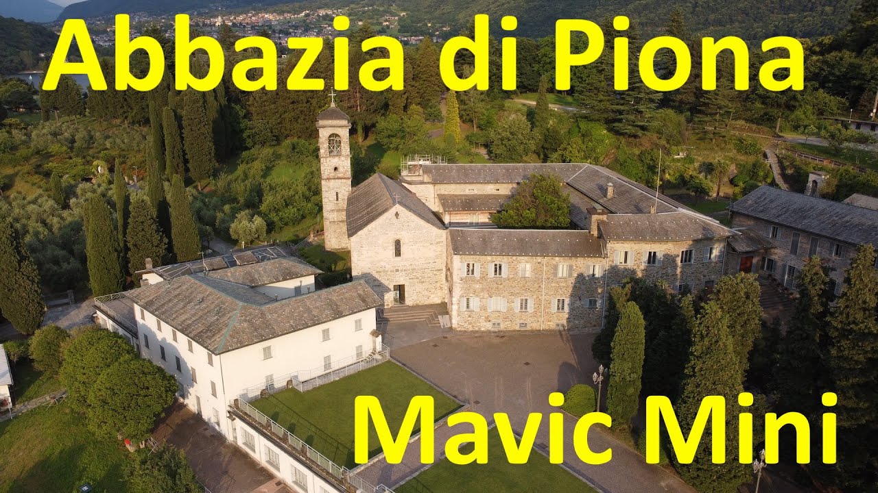 Mavic Mini- Abbazia Cistercense di Piona, Lago di Como