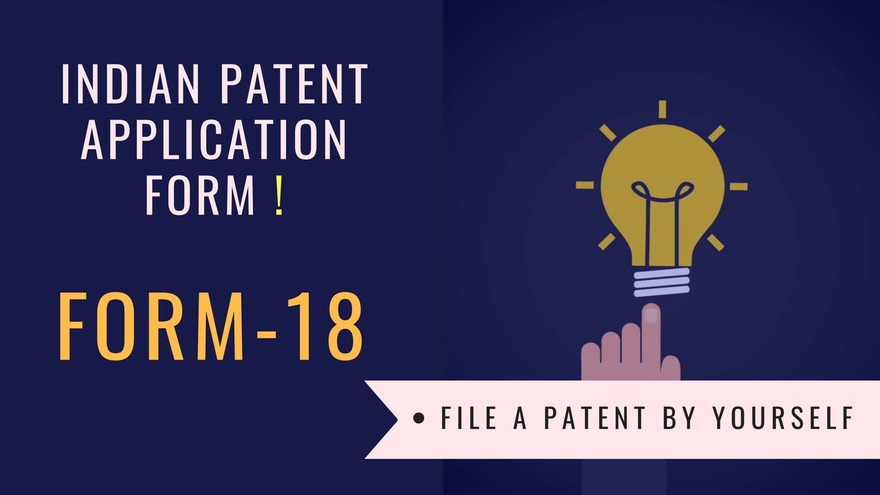 Indian Patent Application form | Form 18 |  Request for Examination of Application for Patent