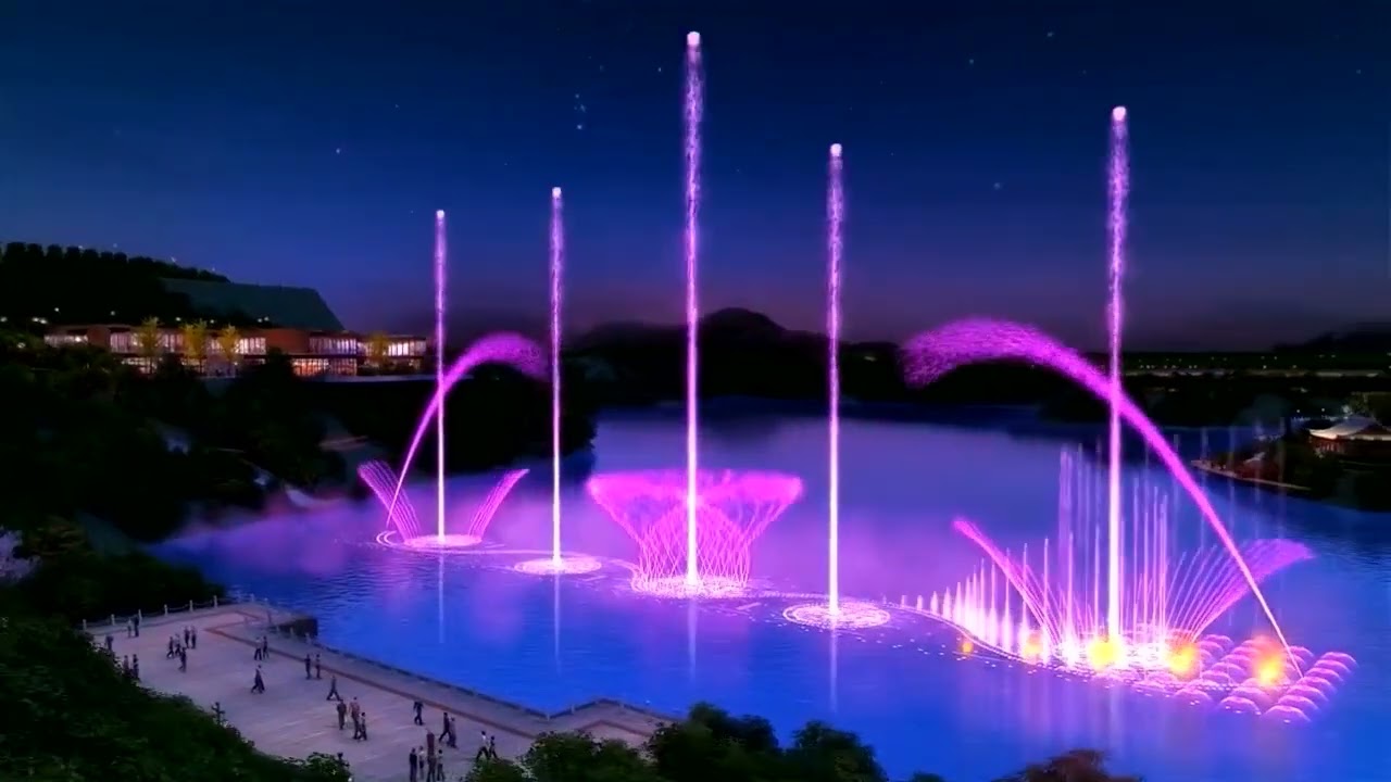music fountain show，water show，music fountain design，china fountain company，china fountain factory