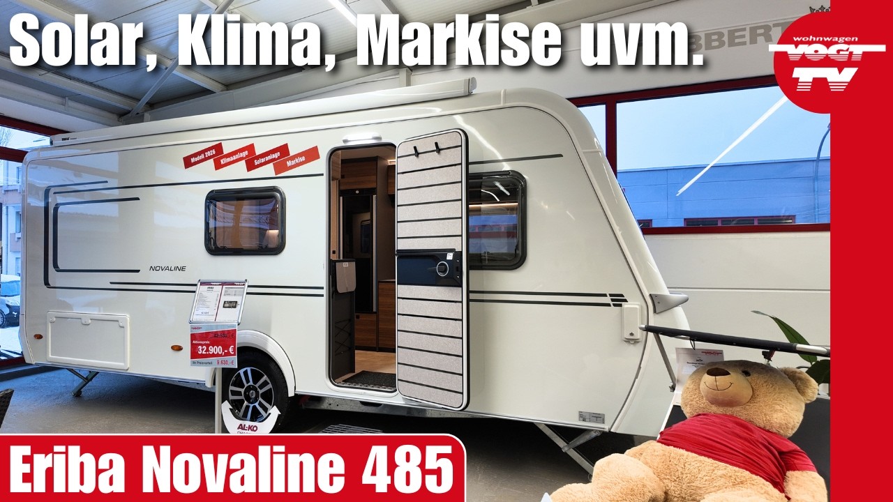 NEU: Eriba Novaline 485 mit Klima, Solar, Markise uvm. 😍 Alle Infos in unter 6 Minuten