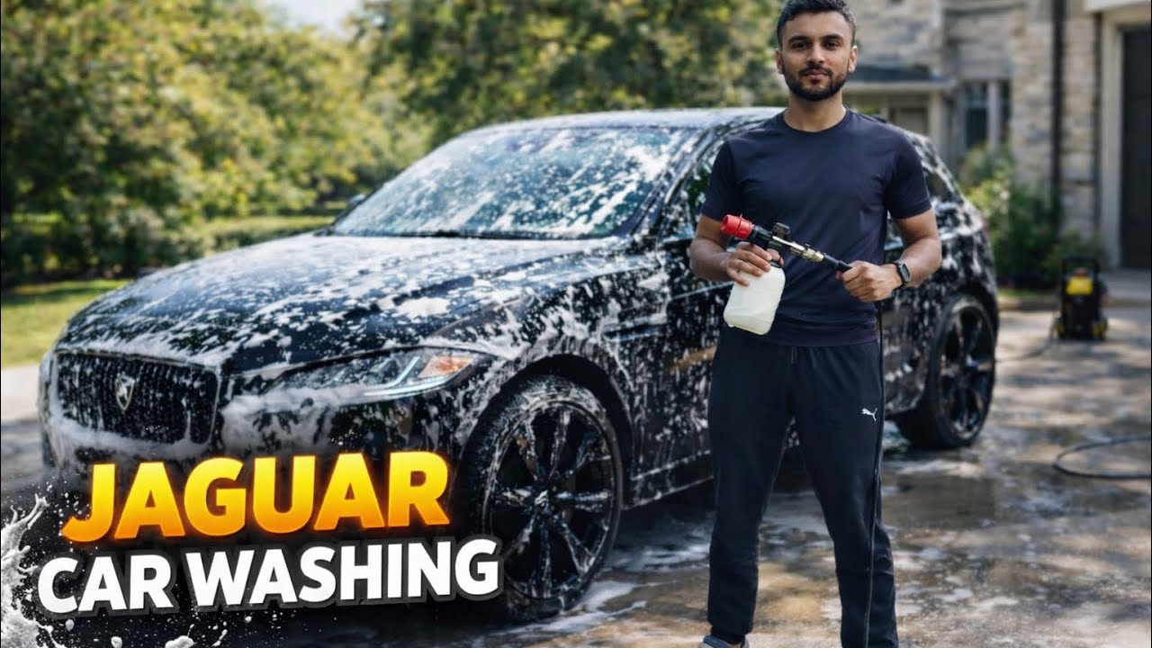 jaguar car washing