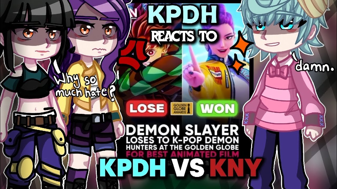 Kpop Demon Hunters reacts KPDH vs KNY || KPDH X KNY ANGST ||