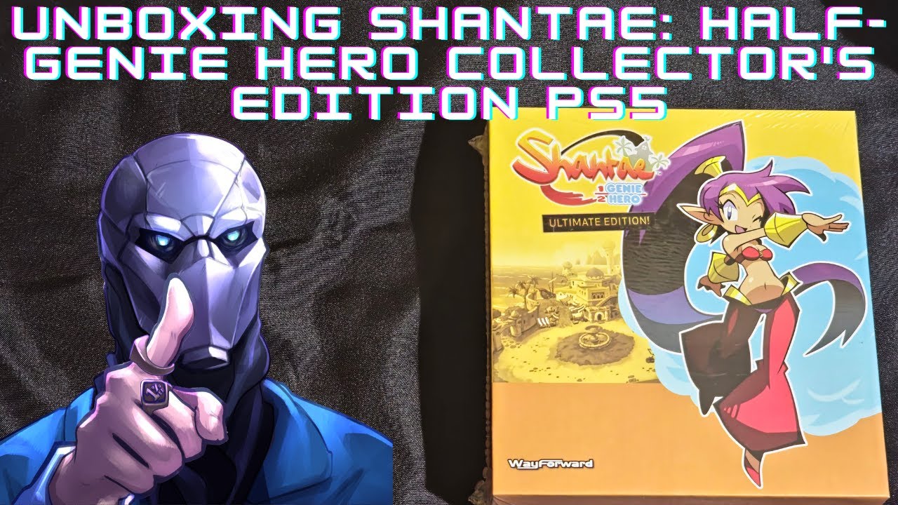 Unboxing Shantae: Half-Genie Hero Ultimate Edition PS5 Collector's Edition