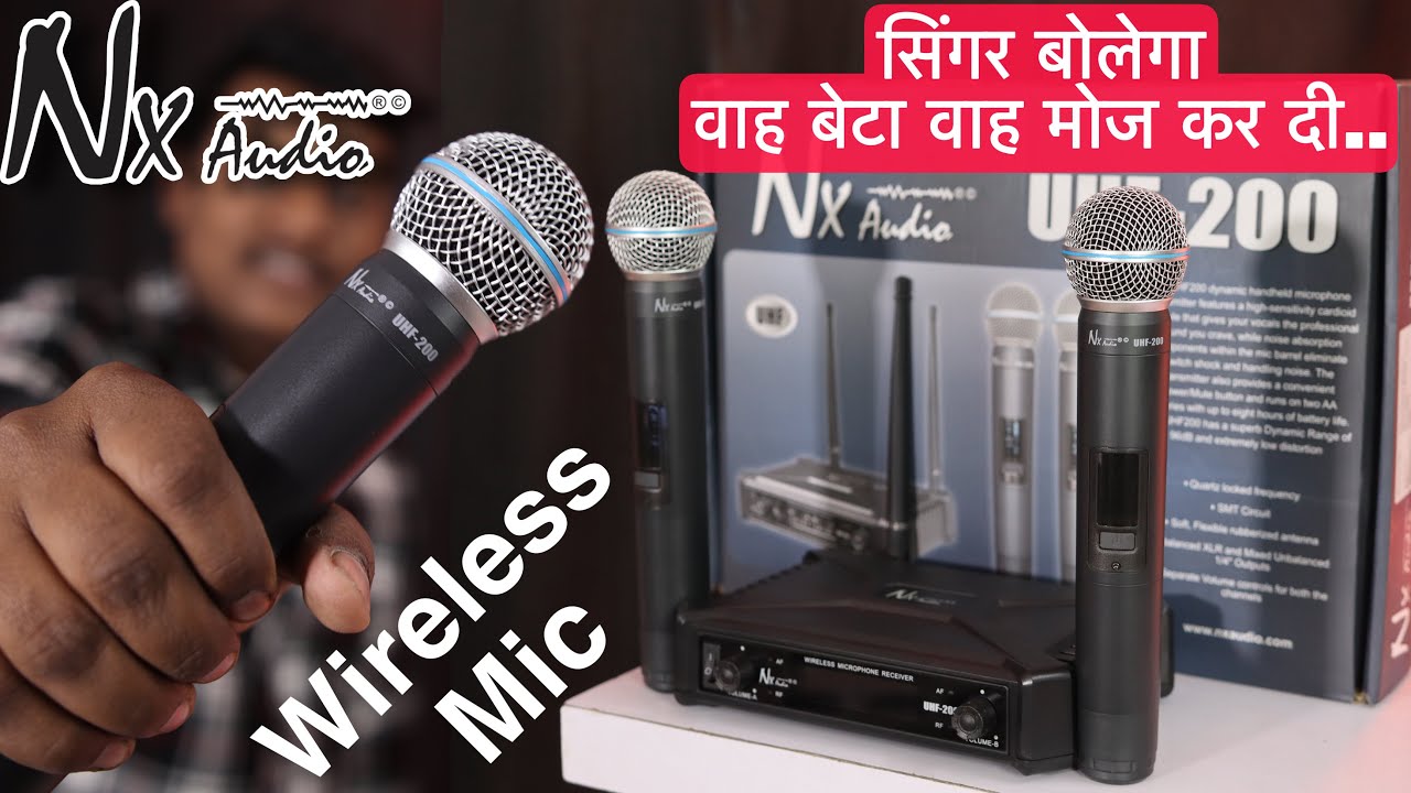 Nx Audio Wireless Mic सिंगर बोलेगा वाह बेटा वाह मोज कर दी।