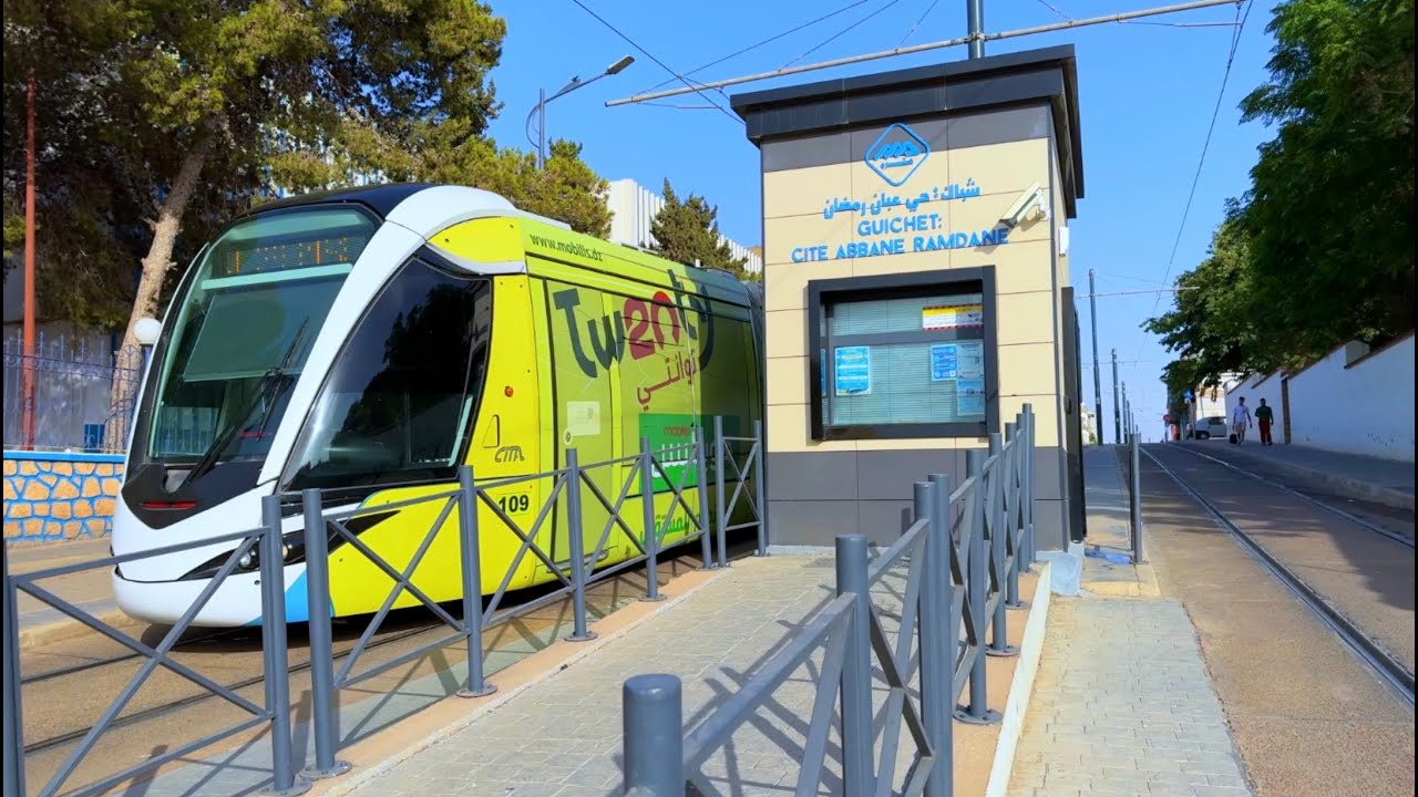 مدينة مستغانم: جولة من محطة الترامواي حي عبان رمضان إلى محطة القطار