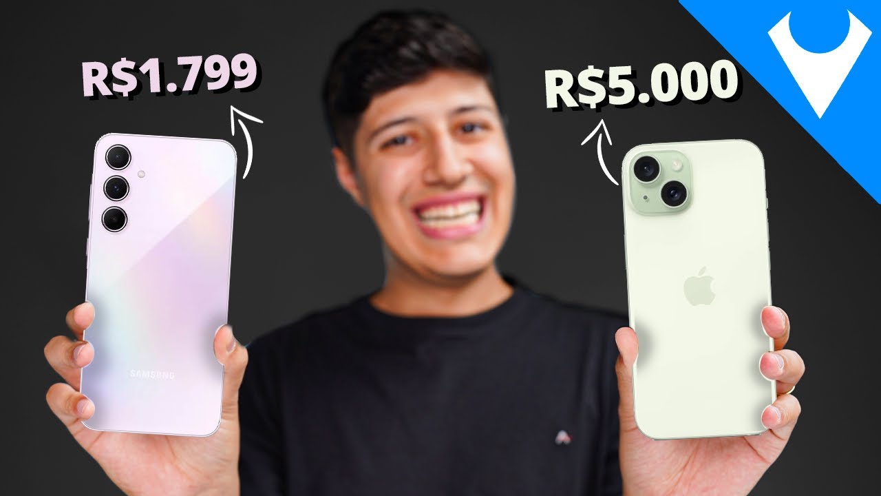 veja! Galaxy A55 vs iPhone 15 Qual MELHOR para você? Comparativo