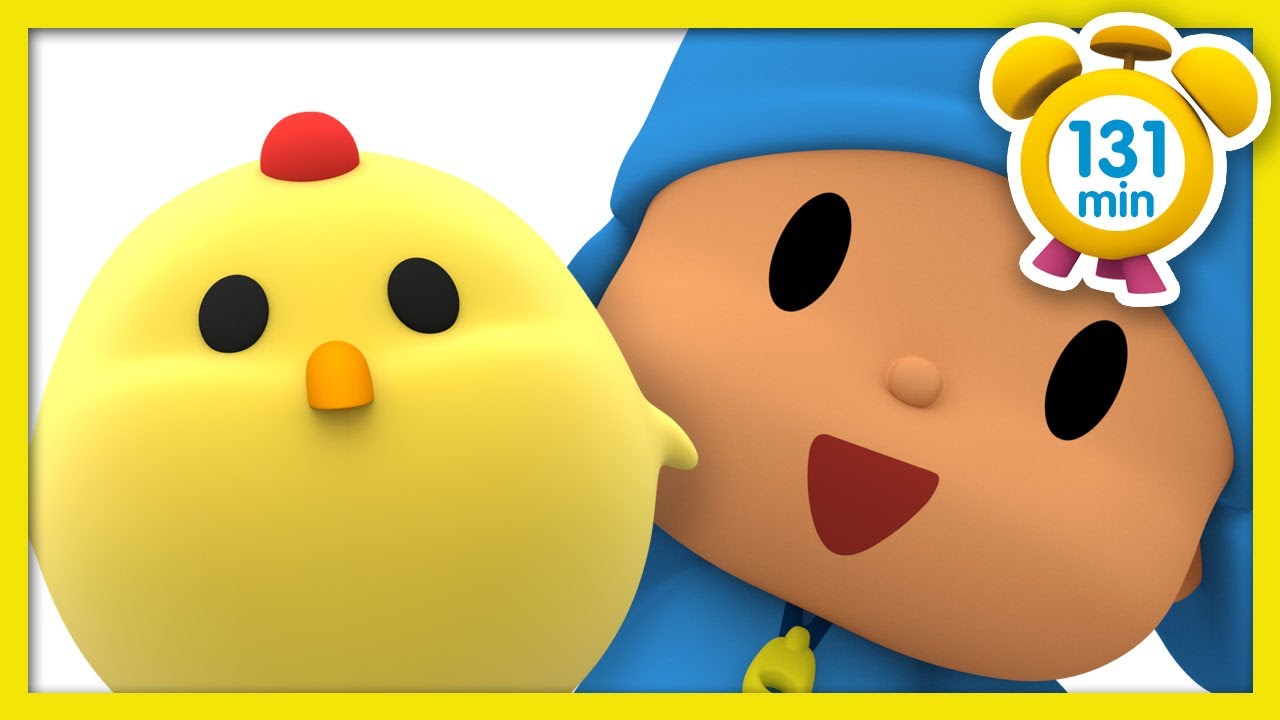 🐥 POCOYÓ en ESPAÑOL - El pollito amarillito [131 minutos] |CARICATURAS y DIBUJOS ANIMADOS para niños