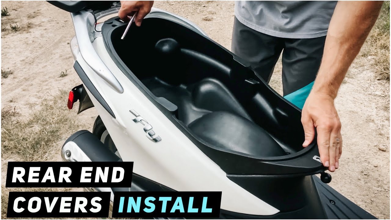2013+ Piaggio Fly - Rear End Covers INSTALLATION | Mitch's Scooter Stuff