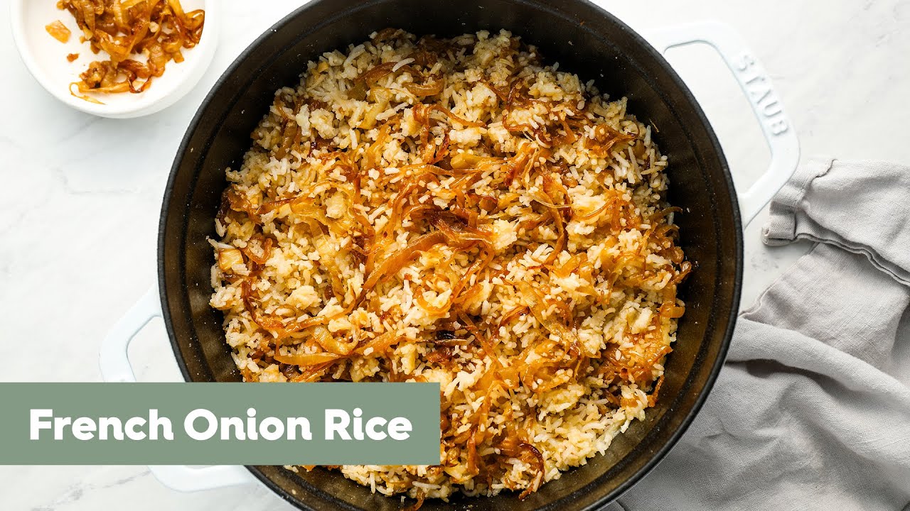 French Onion Rice