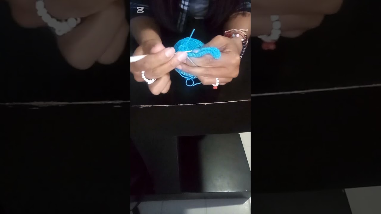 Punto delicado en agua marina | Crochet relajante 🧶