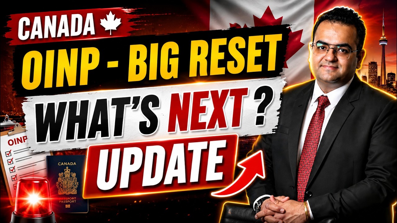 OINP Shock: What we know & What Happens Next for PR Applicants? - Canada Immigration IRCC Updates