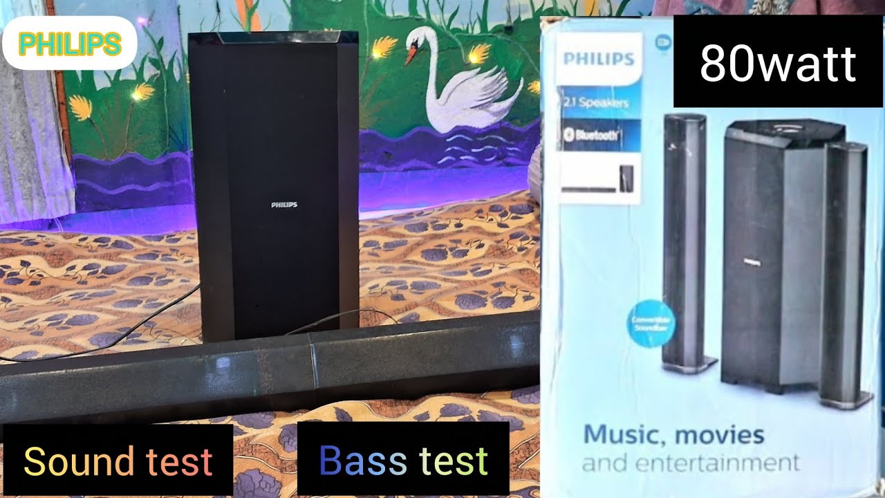 Philips MMS8085B 2.1 channel home theater system sound test bass test #soundtest #basstest #philips 