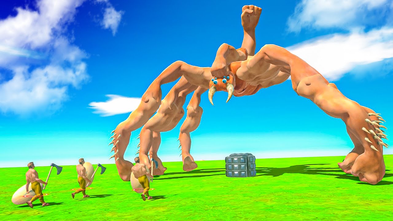 New FIST SPIDER Unit Fully Destroys Humans! - Animal Battle Revolt Simulator
