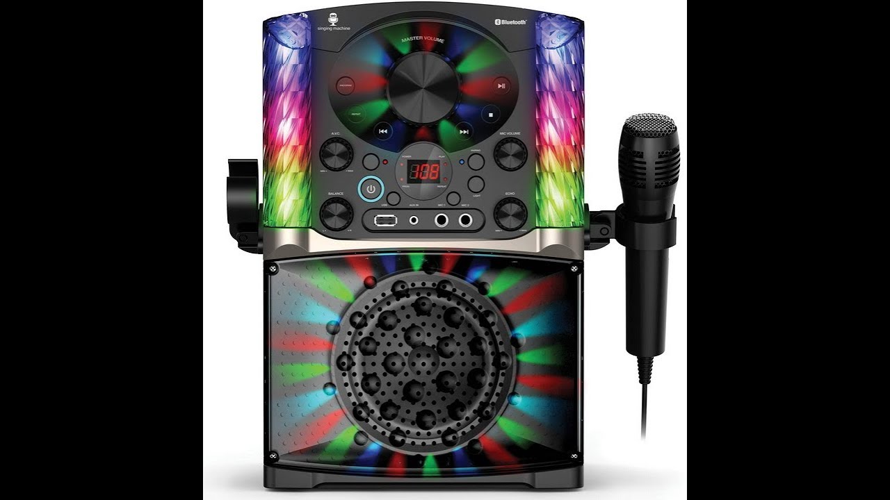Singing Machine SML625BTBK Unboxing Bluetooth Karaoke System
