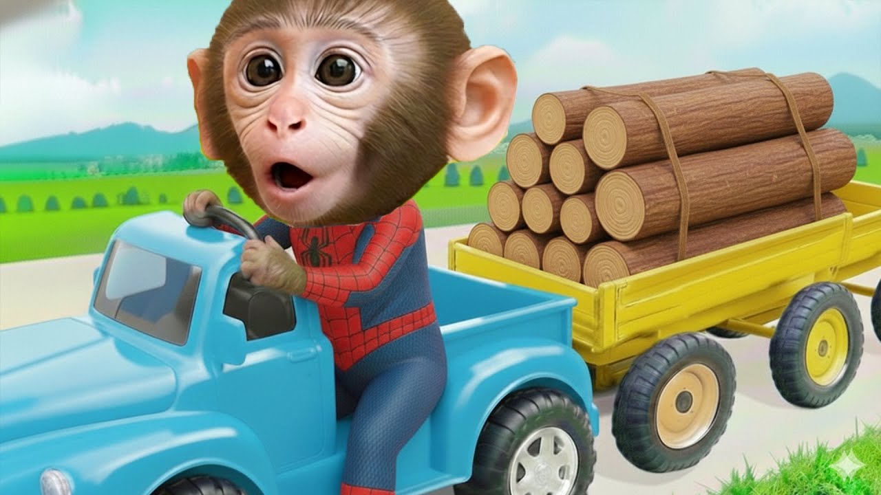 😲 Nadie Lo Esperaba: El Mono Bim Ayuda a Su Papá a Hacer una Cerca