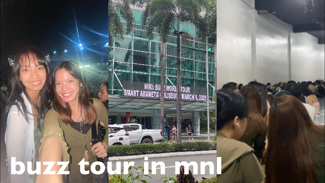 video diary 36: buzz tour in manila — seeing niki for the first time 🐝🌿