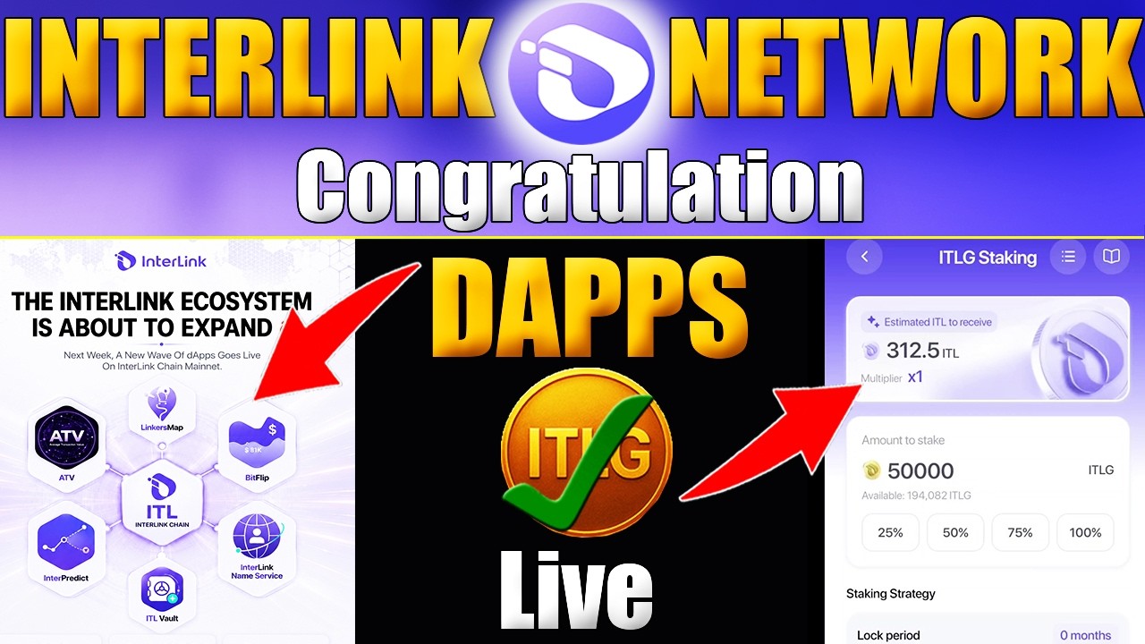 Interlink New DApps Live | How to Benefit DApps in Interlink Network? Last Step Before Verification