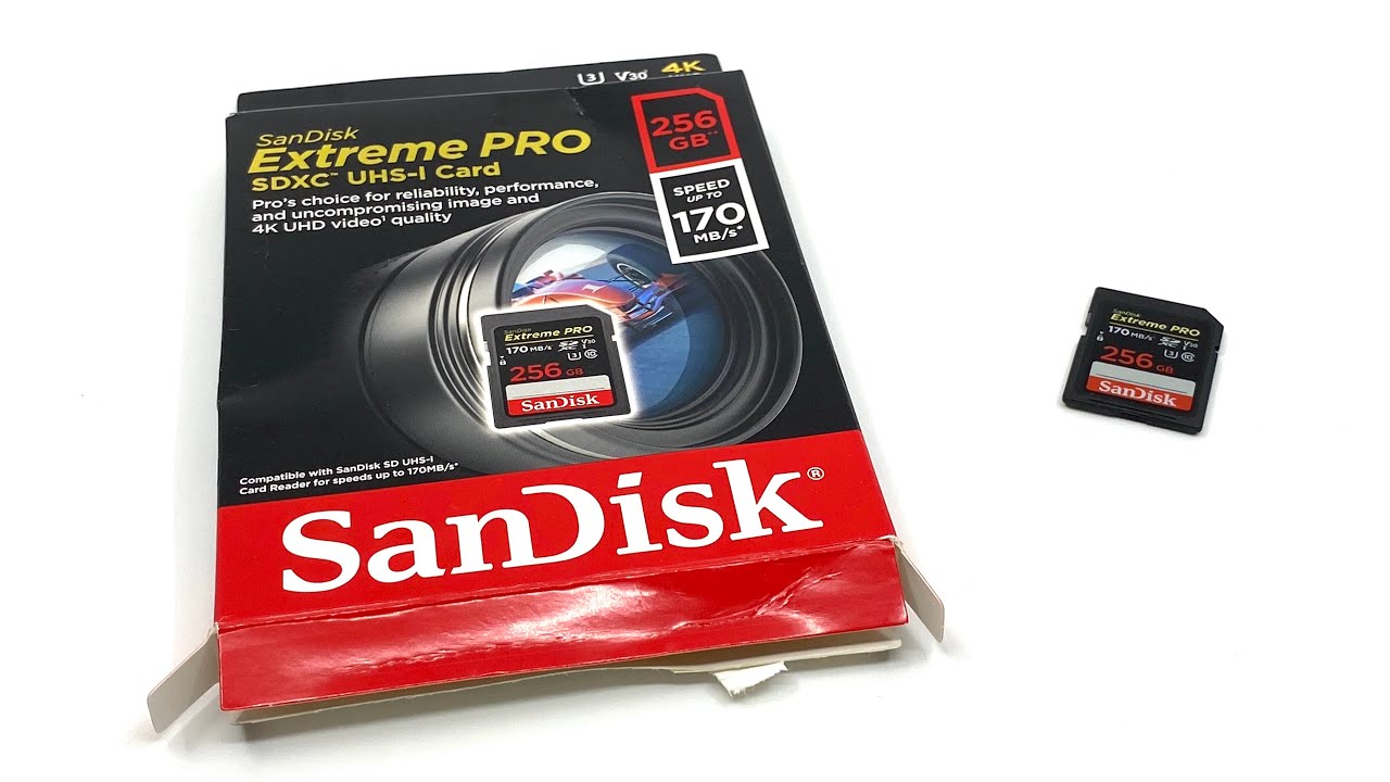 SanDisk Extreme Pro SDXC UHS-I Card 256GB