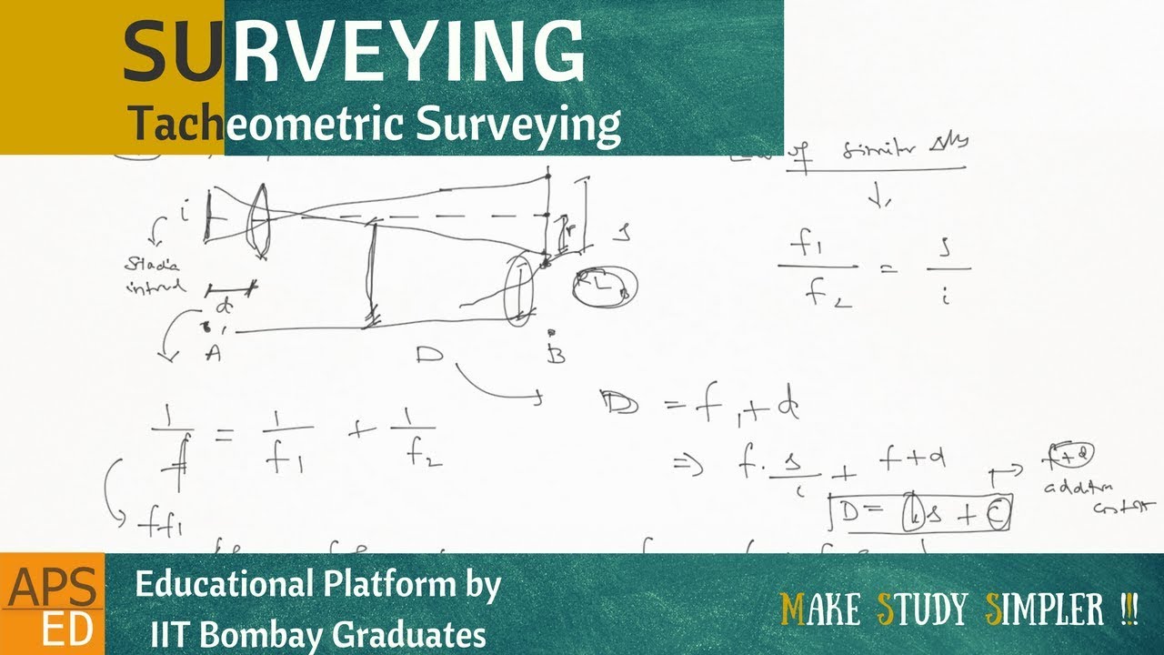 Tacheometric Surveying | Surveying