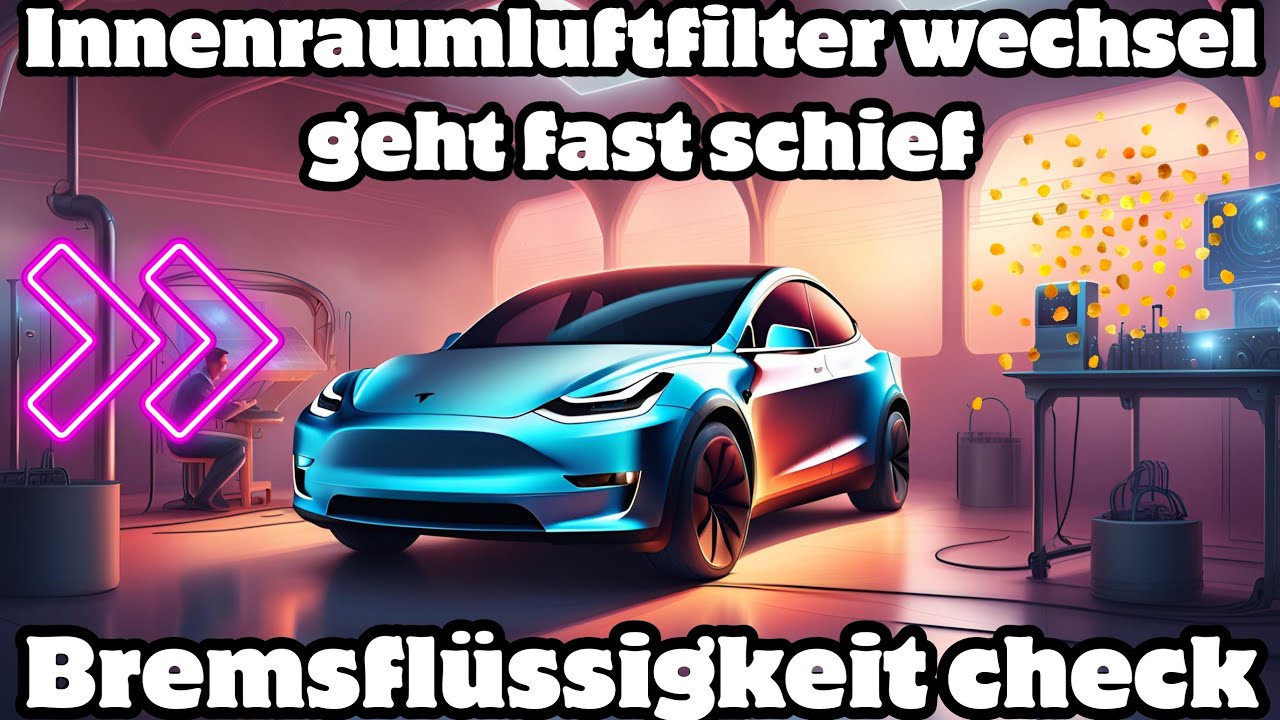 🤯 Innenraumluftfilter Wechsel Tesla Model Y DIY - schwieriger als gedacht; + Bremsflüssigkeitscheck!