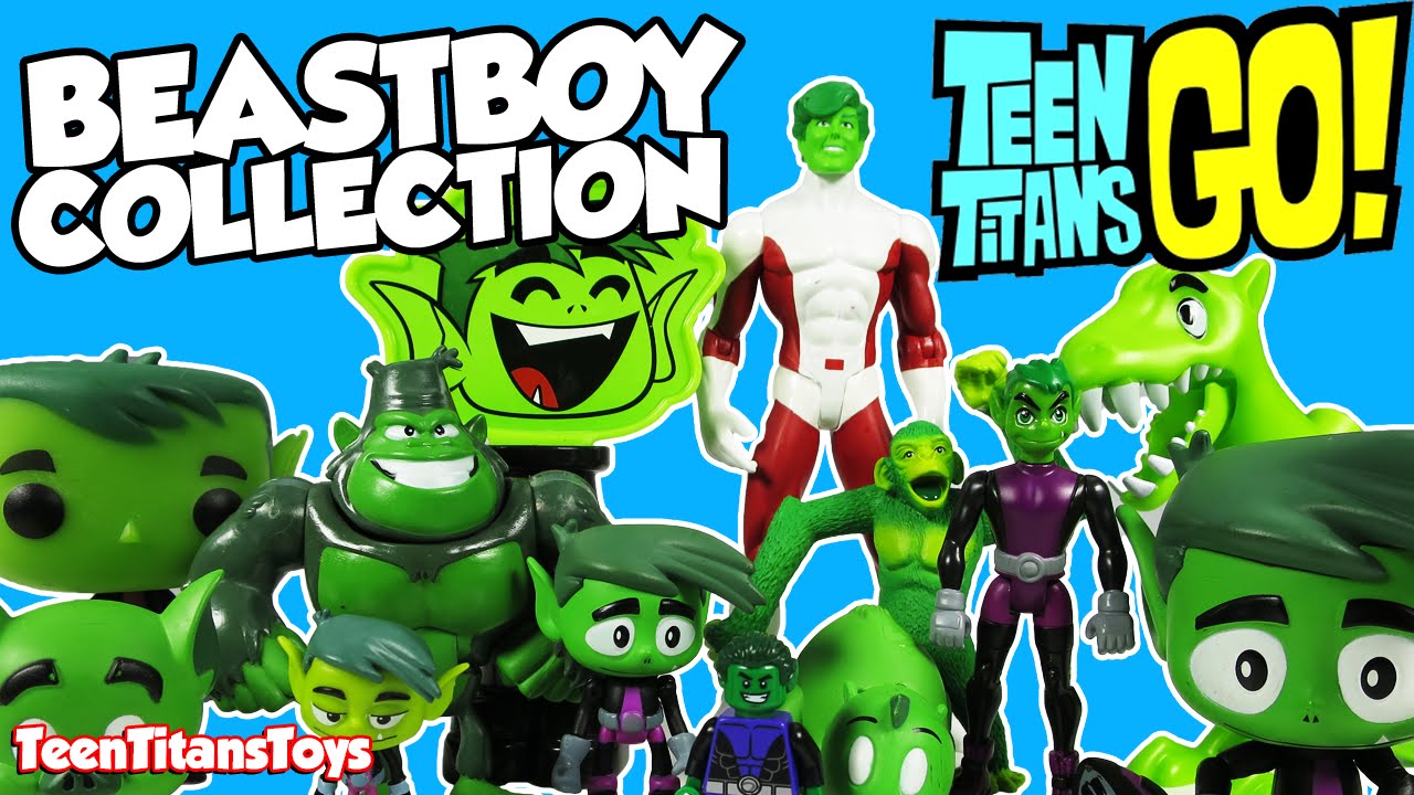 TEEN TITANS Beast Boy Collection with Teen Titans Go, Original Teen Titans & Pop Character