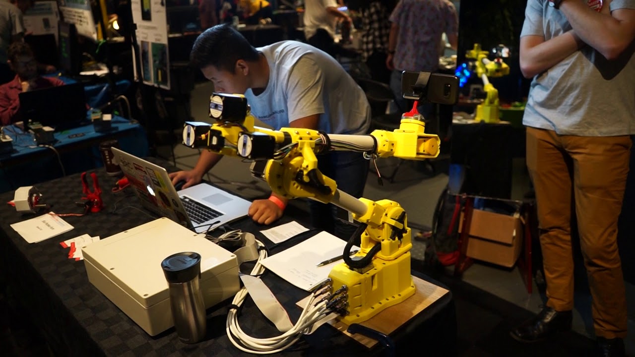 Marginally Clever Sixi Robot At Vancouver Maker Fair 2019