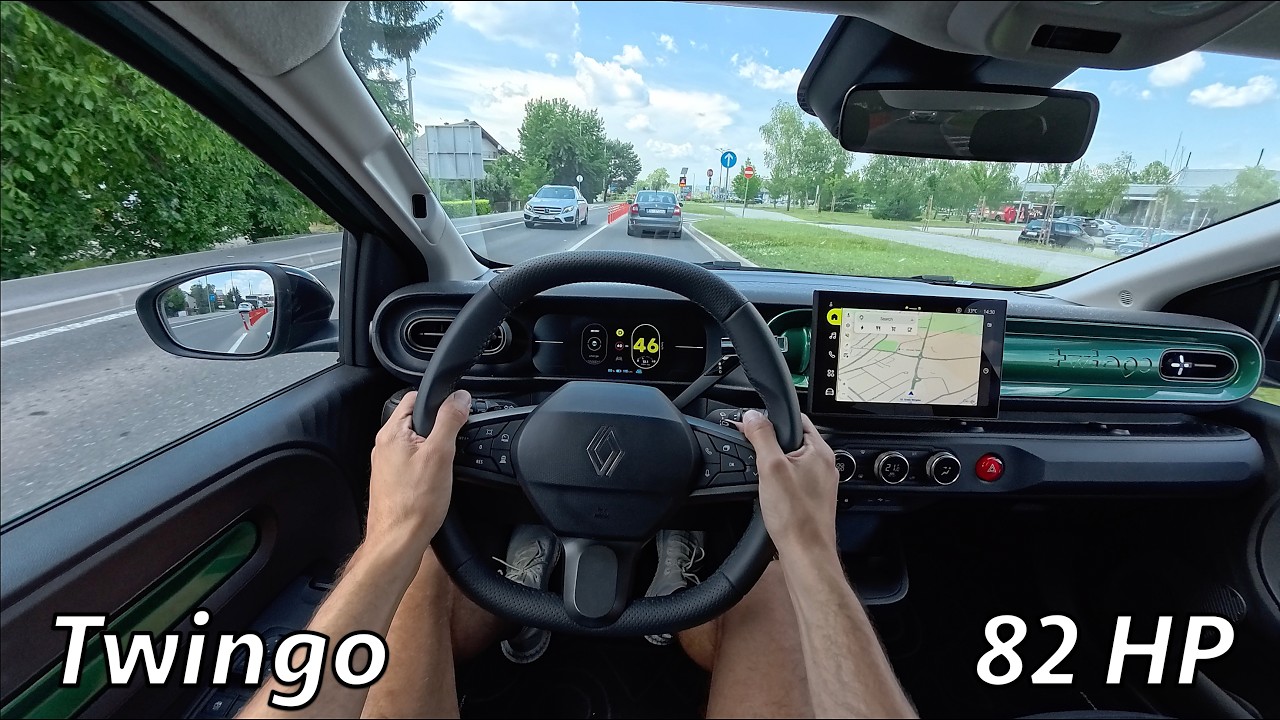 Renault Twingo 2026 POV Test Drive (82 HP) Autobahn Top Speed