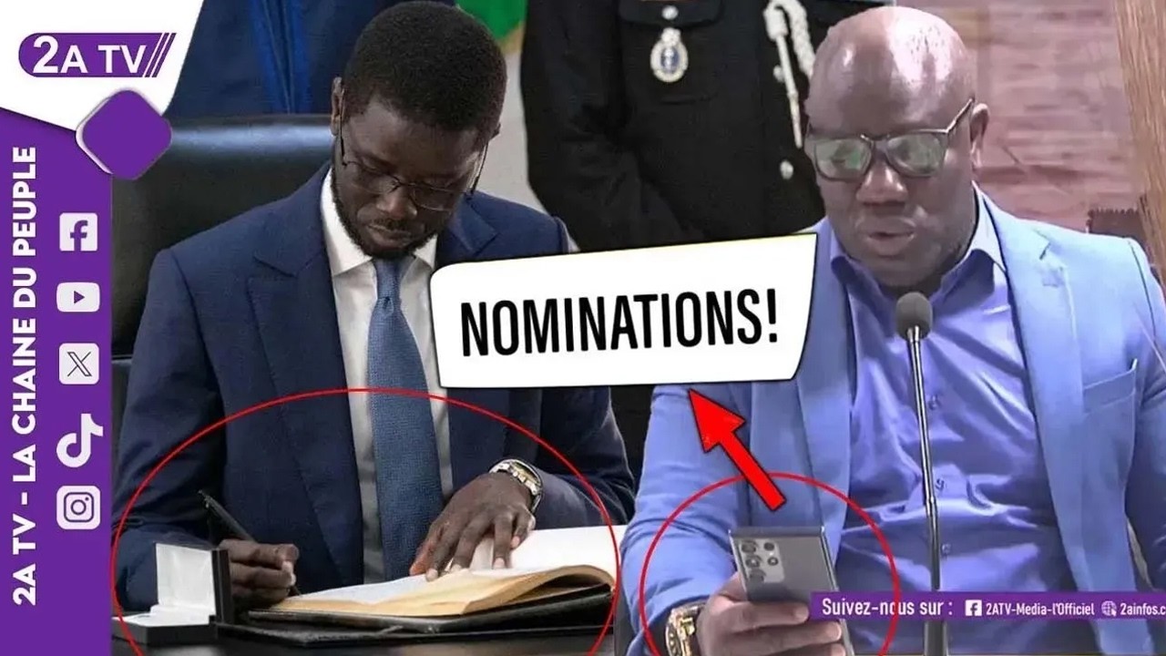 URGENT ! nomination conseil des ministres: Ahmed d&eacute;voile la liste du Pr&eacute;sident diomaye