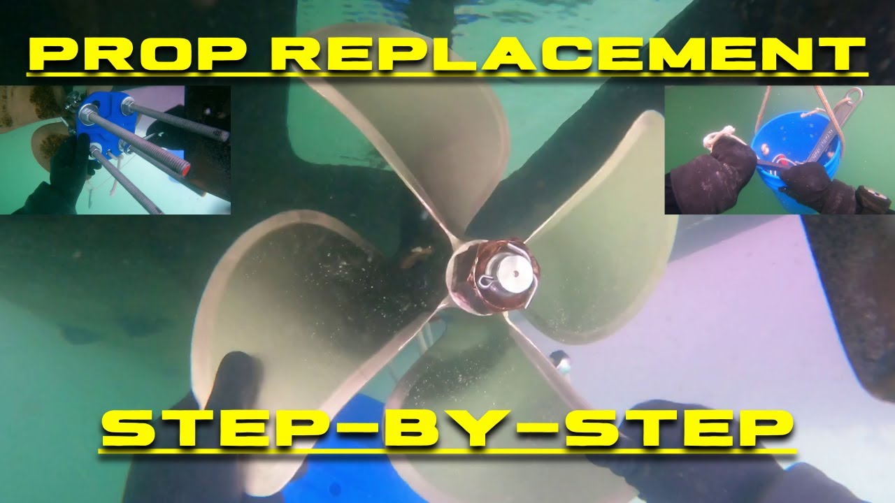 Underwater Propeller Replacement - How to Guide - Ships Husbandry - Yacht Work - Commercial Diving