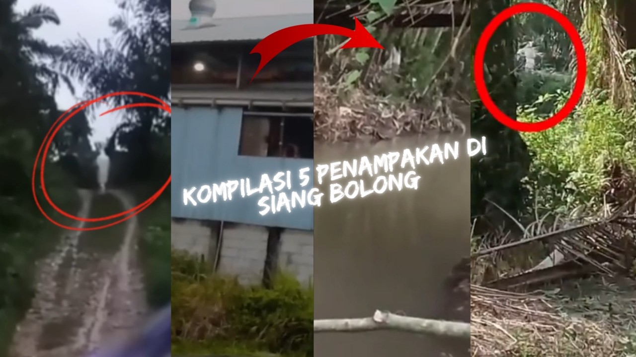 SIANG BOLONG! 5 Penampakan Ini Terekam Jelas di Kamera!