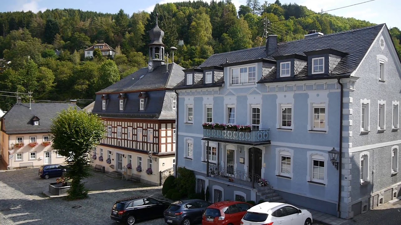 D: Ludwigsstadt. Oberfranken. Eindrücke aus der Stadtmitte. August 2019